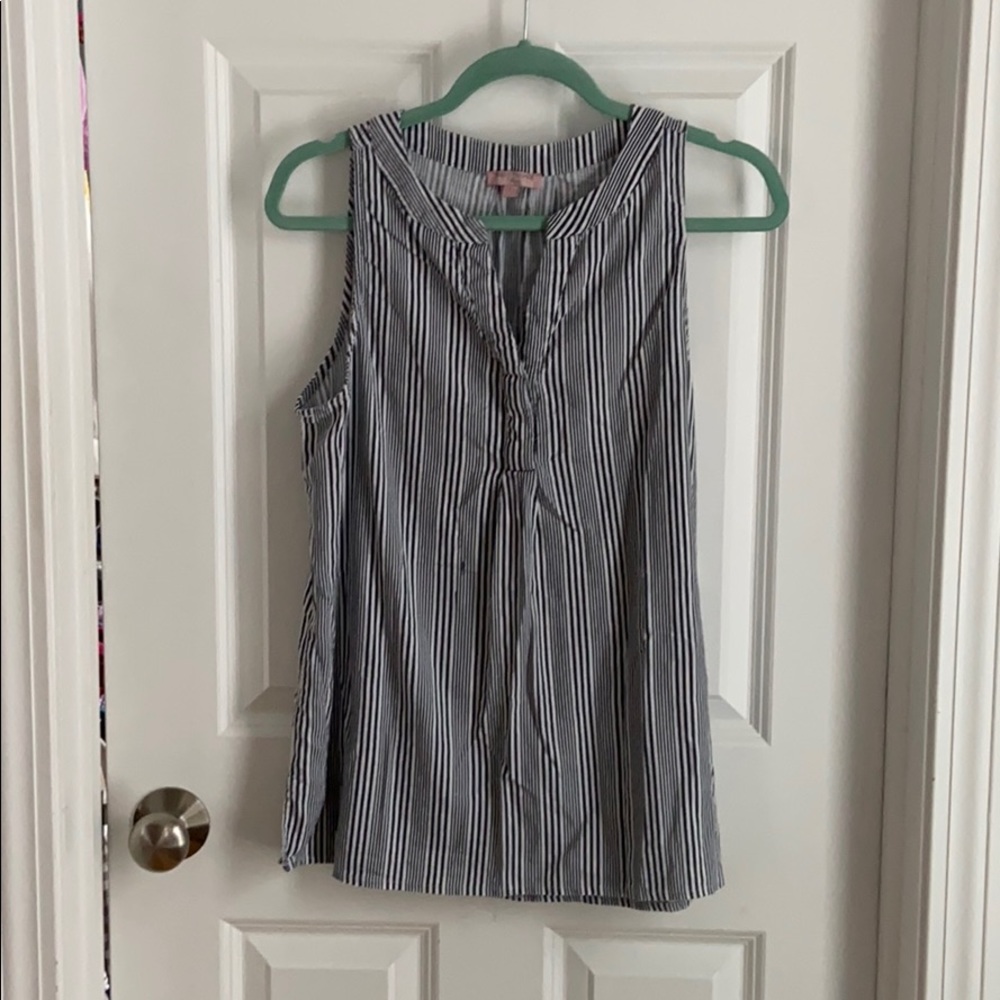Linen Striped tank